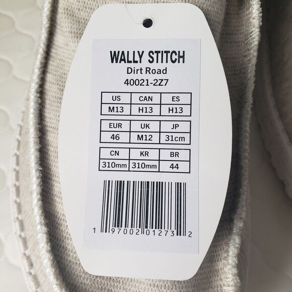 NWT Hey Dude Wally Stitch Dirt Road  Men's Size 13 Slip-On Loafer Casual Shoes - Picture 7 of 8